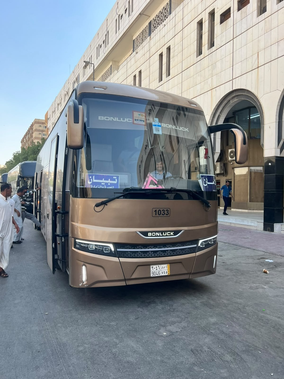 من داخل الباص